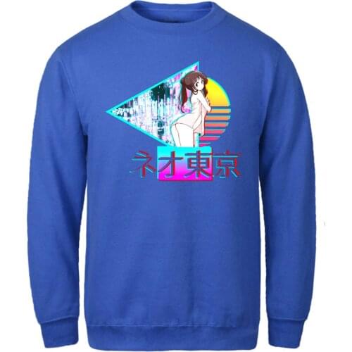 Anime Cartoon Mens Sweatshirt Long Sleeve Streetwear Fleece Hoody Standard Leisure Mans Clothing Retro Winter Supoleron Hombre