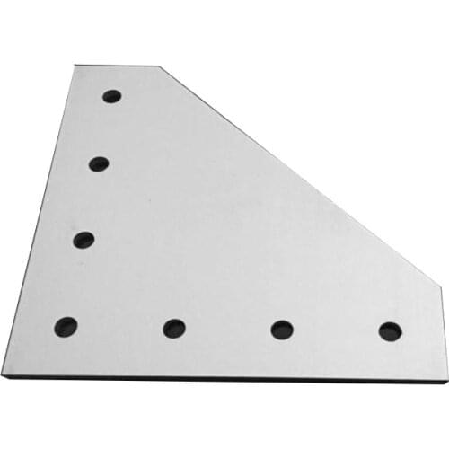 5pcs 3030 30x30 7 hole L type 90 Degree Joint Board Plate Corner Angle Bracket Connection for Aluminum Profile