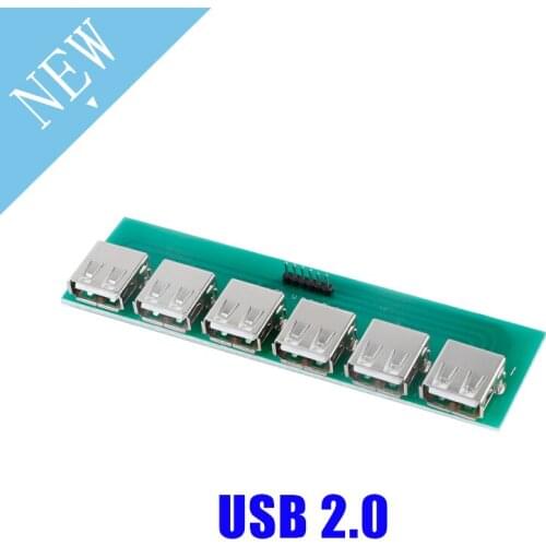 USB 2.0 Female Connector Adapter Test Board TYPE-B Socket Base PCB Board data cable connector PCB Converter USB For Arduino