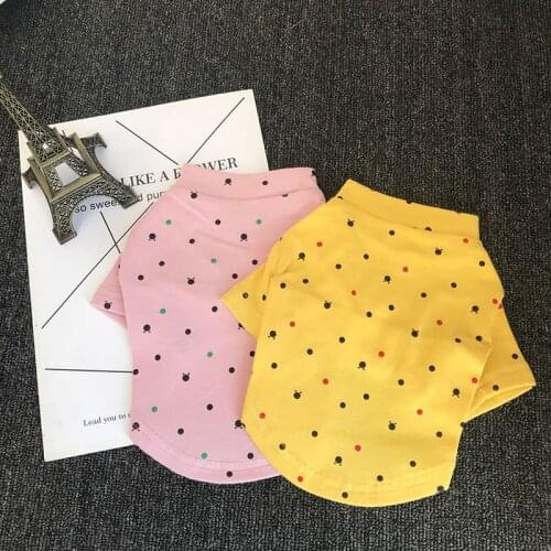 Dog Spring Summer Clothes for Small Dogs Cute Sweater for Chihuahua French Bulldog Kawaii Outfit for Yorkshire Pet Puppy Shirt