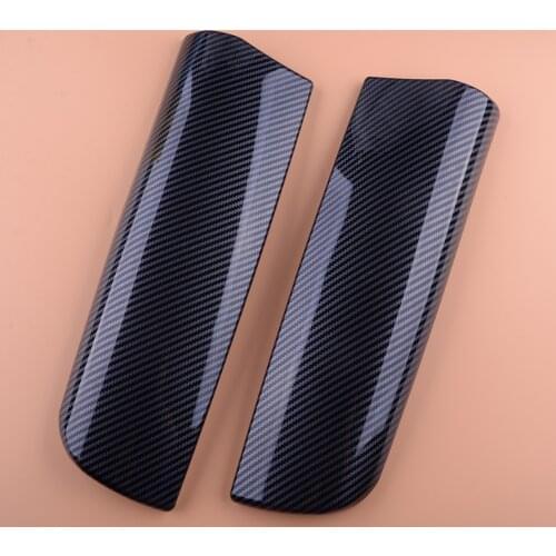 1Pair Carbon Fiber Style Console Armrest Storage Box Trim Covers Fit for BMW 7 Series F01 F02 2009 2010 2011 2012 2013 2014 2015