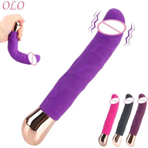 10 Modes Big Dildos Vibrators Realistic Penis G-Spot Stimulator Adults Products Female Masturbator Sex Toys for Women Lesbian