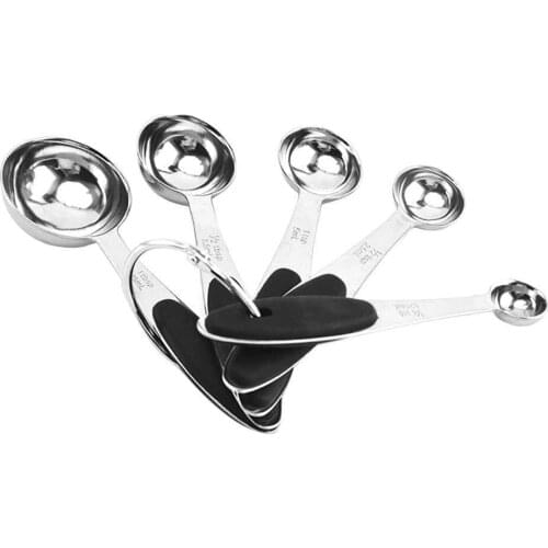 10Pcs Stainless Steel Coffee Powder Scoop Measuring Cup Spoon Baking Tools Set Kitchen Accessories