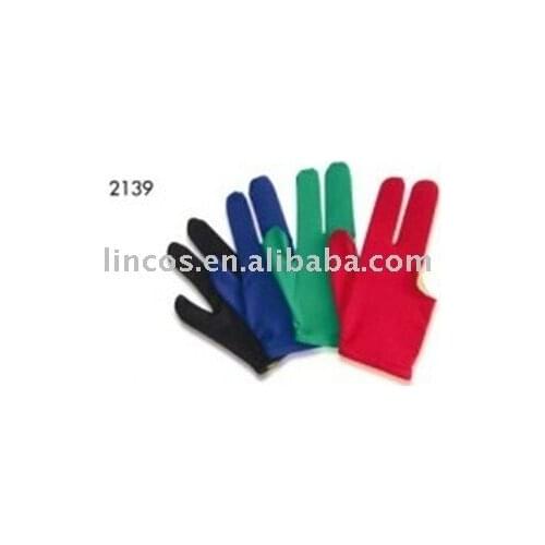 100pcs/lot high stretch pool hall use billiard gloves