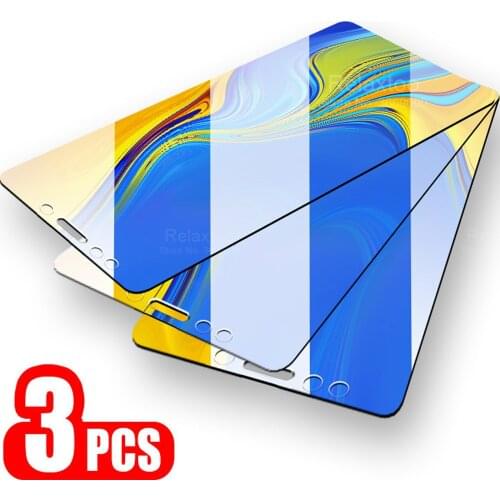 3PCS Tempered Glass For Samsung Galaxy A6 Plus A6Plus J4 J6 J8 A7 2018 Screen Protector For Samsung Galaxy A8 plus 2018 Glass