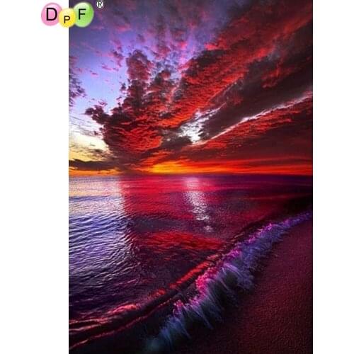 5D DIY full square/round Diamond mosaic diamond embroidery Cloud of fire embroidered Cross Stitch Home decoration Gift