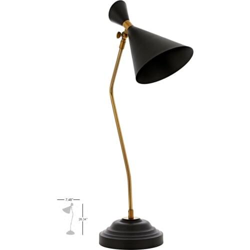 Indore Decorative Black Desk Lamp