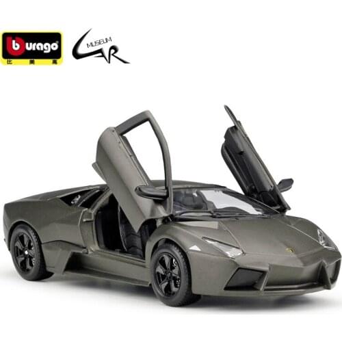 Bburago 1:24 Model Car Simulation Alloy Racing Metal Toy Car Children Toy Gift Collection Lamborghini Reventon