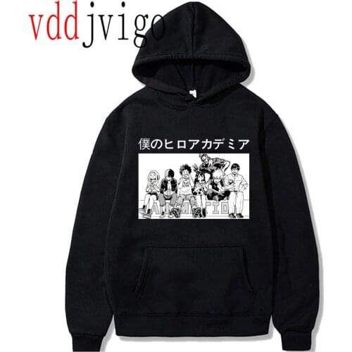 My Hero Academia Harajuku Cool Anime Hoodies Men Unisex Boku No Hero Academia Bakugou Himiko Toga Sweatshirt Todoroki Hoody Male