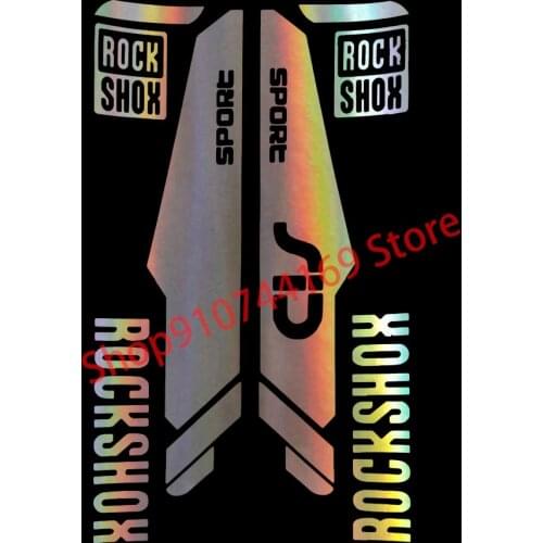 Mountain bike frame stickers for rockshox rock shox sid bicycle fork Mountain shock