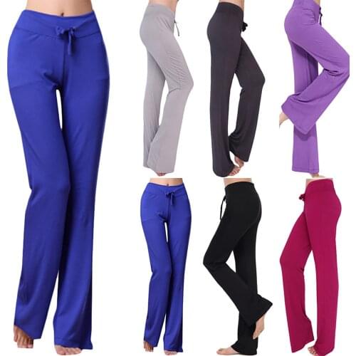 2021 Autumn Hot Sale Womens Sports Tights In Europe and America Solid Color Low Waist Pants Fashion