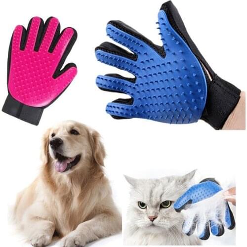 Hot Pet Dog Cat Hair Grooming Brush Glove Dog Cleaning Massage Comb Brush Pratical Deshedding Hair Comb Glove For Dog Cat Kitten