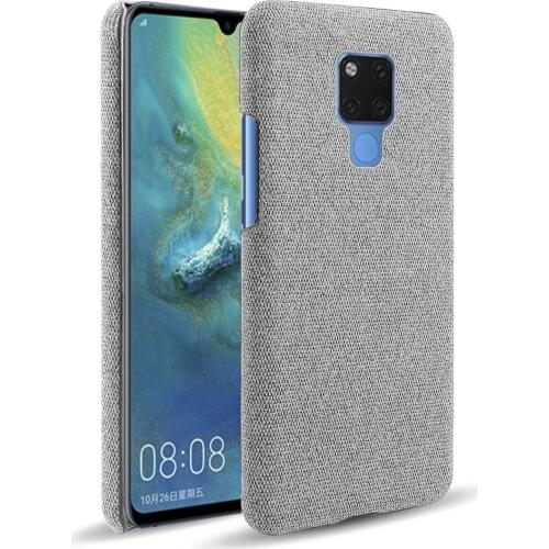 Cloth Cases For Huawei Mate 20X Case Slim Retro Cloth Hard Phone Cover For Huawei Mate 20X 20 X Mate20X EVR-L29 Coque Capa