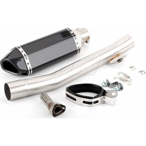 For Suzuki Bandit 1200 GSF1200 1996-2006 Bandit 600 95-06 GSF 600 1200 Escape Slip-on Motorcycle Exhaust With Mid Link Pipe