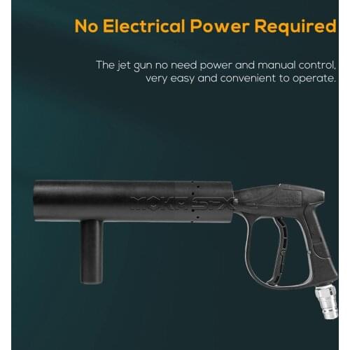 Factory Updated Mini DJ Co2 gun Pistola co2 no noise no Ice slag co2 Jet Machine with 3m gas hose nightclub Cannon