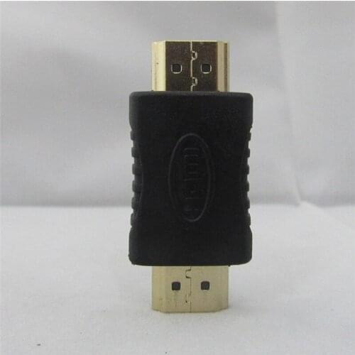 1000pcs/lot HDMI standard male to HDMI standard male Connector Adapter Plug Converter High Quality