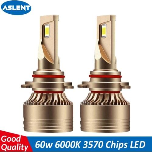 ASLENT New Arrival 20000LM H4 LED Headlights for Cars H1 H4 H7 H8 H9 H11 HB3 HB4 9005 Turbo LED Bulbs for Auto Lights 12V
