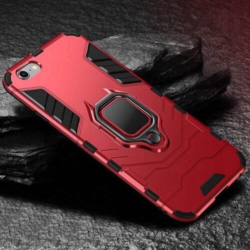 For Xiaomi Redmi 9 9A 9C 10X 4G Note 9 9S 8 7 K30 K20 Pro Max 8T 8A Phone Case 3D Iron Man Finger Ring Armor Holder Stand Cover