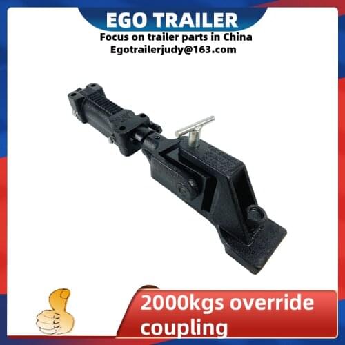 Ego 360Black Series 2000kgs heavy duty offroad polyblock override coupling trailer trailer coupler coupling RV trailer parts