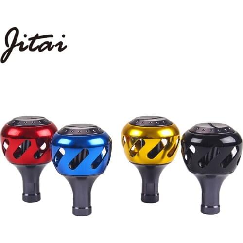 JITAI Fishing Reel Handle Knob Metal Fishing Reel Rocker Knob For Bait Casting Durm Fishing Reels Handle Fishing Accessories