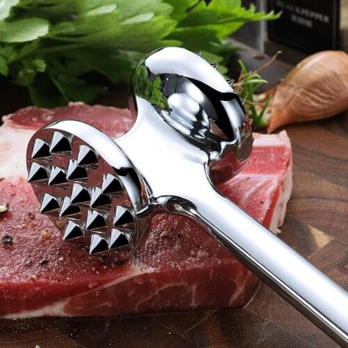 Zinc Alloy Meat Hammer Loose Meat Hammer Pork Chop Steak Hammer Meat Fluffy Tender Meat Minced Meat Hammer Creative Kitchen Tool