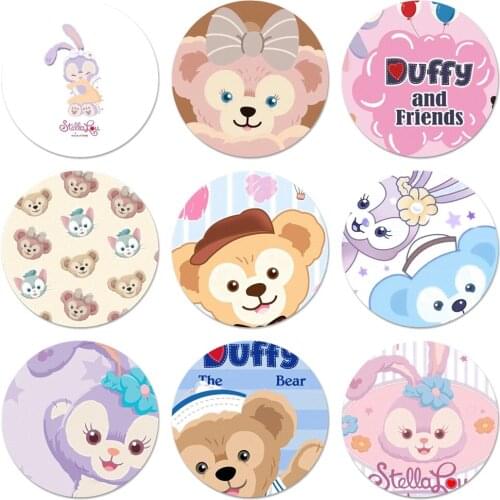 Cartoon Duffy friends shelliemay bear Icons Pins Badge Decoration Brooches Metal Badges For Backpack Decoration
