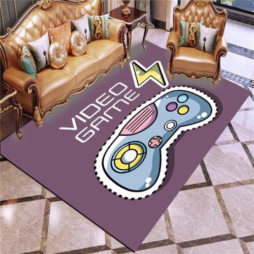 New 3D Print Carpet Anime Gamer Controller Rug Cartoon Kids Bedroom play Floor Mat Outdoor Kid Boys Carpets For Living Room Rugs