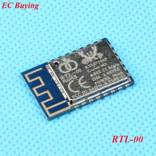 RTL8710 RTL-00 WiFi Wireless Transceiver Module SOC 44K 1MB Receiver Transmitter Built-in Antenna Wireless Module