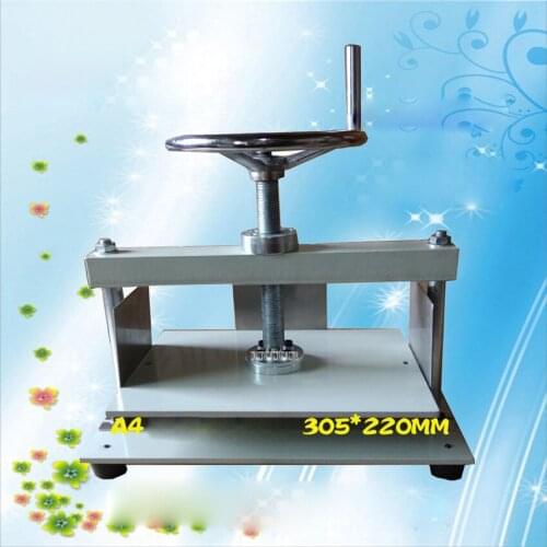 Manual Financial Document Bill Receipt Paper Coin A4 Photo Album Flattening Machine Leveling Balance Machine MAX weight 1000kg