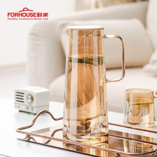 Heat Resistant Glass Coffee Pot Coffee Brewer Cups Counted Coffee Maker Wooden Handle Barista Percolator