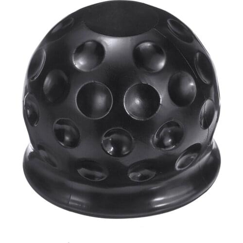 50mm Universal Tow Bar Ball Cover Cap Trailer Rubber Ball Cover Hitch Trailer Towball Protect Accessories