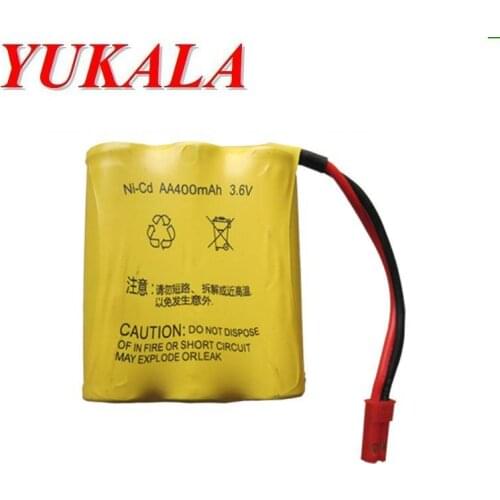 2pcs JST plug 3.6v 400 mAh Ni-CD AA battery for HQ545 HQ607 HQ665 HQ661 HQ635 RC car RC tank RC boat
