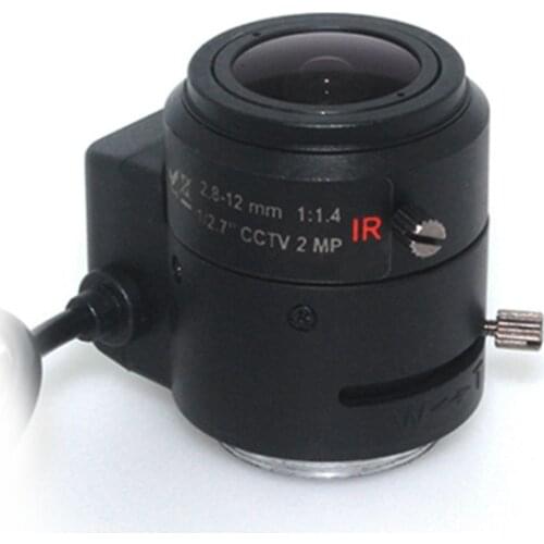 2MP Auto Iris Zoom Lens 2.8-12mm Lens Box Camera Lens CCTV LENS Camera Accessories