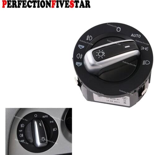 4F1941531E Chrome Headlight Fog Lamp control Switch For Audi A3 S3 A6 C6 4F S6 RS6 Q7 A6 4F Avant