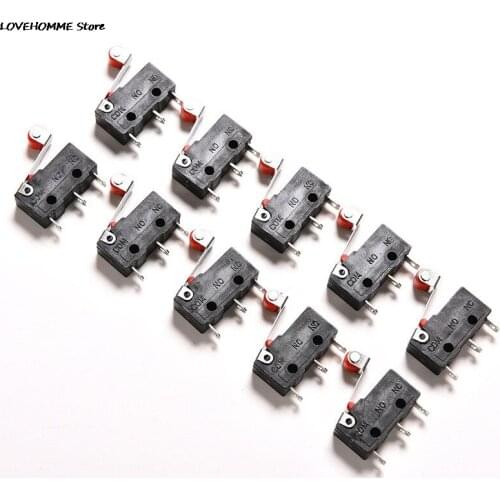 5/10PCS Hot Sale 5A Mini Micro Switch 3Pin With Roller Limit Switch AC 125V-250V