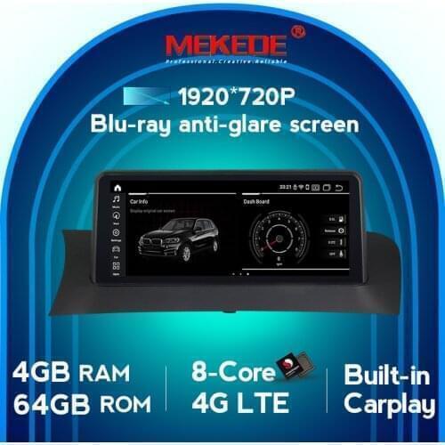 10.25‘’ IPS DSP Android 10 Car dvd radio multimedia Player GPS Navigation for BMW X3 F25 X4 F26 CIC NBT System Carplay WIFI