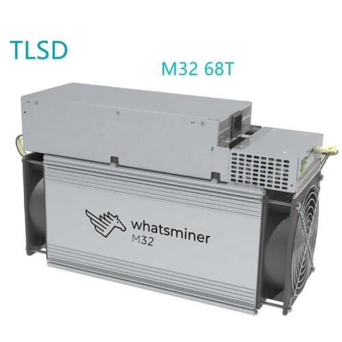 Used TLSD Product Whatsminer M32 68T 3312W With Original Power Supply