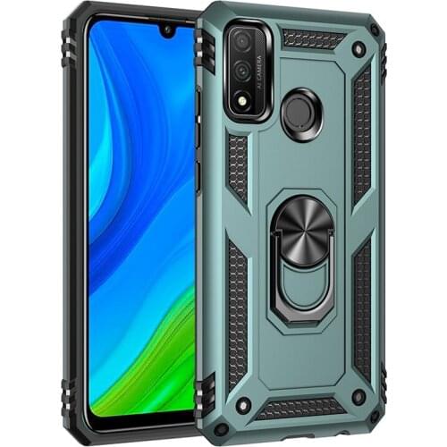Case on for Huawei P Smart 2020 Case Cover Armor Rugged Military Shockproof Magnetic Holder Ring Case for P Smart 2020