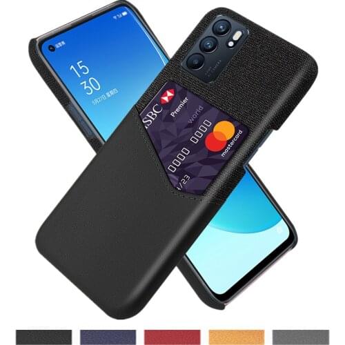 Card Slots Cover For OPPO Reno 6 5 Pro Plus F19 K9 A93 A74 5G Funda Business Case For Oppo Realme 8 X7 Pro Ultra V15 Q3i 5G Capa