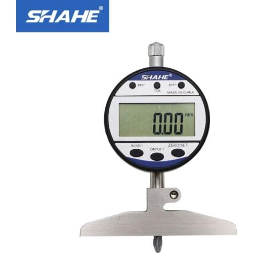 0-100 mm 0.01 mm digital depth indicator depth indicator gauge 5318-100 SHAHE