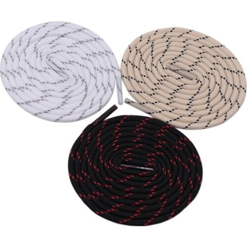 Coolstring 4.5MM Double Color Plaid Pattern Ropes With Plastic Tip Cheaper Shoelaces Clothing Polyester Hat Rope ozdoby do butów