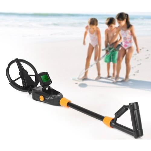 Children LightweightHandheld Metal Detector Gold Detecto Digger Treasure Hunter Tracker Seeker +Waterproof Search Coil for Kid