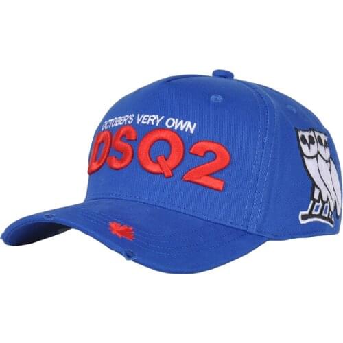 Dsq2 brand hat men Baseball Caps 100% cotton DSQ Letters unisex Adjustable Baseball Caps High Quality Dsq Logo 2021 cap for men