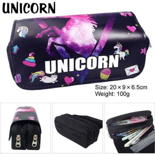 Grapehope Pencil Cases With Unicorn
