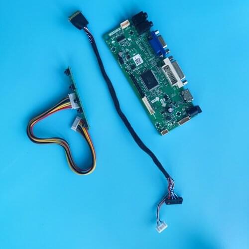 2019 LCD LED kit for CLAA156WB11A 1366×768 panel cable audio M.NT68676 VGA DVI LVDS driver controller driver board