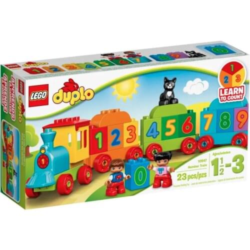 10847 Lego Duplo Number Train Learning Numbers great birthday gift playset fans to enchance the kids learn number 23 pcs toddler enjoy