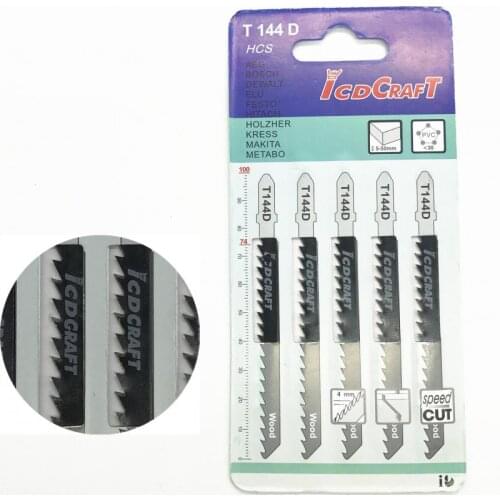 5Pcs Jig Saw Blades Wood Metal Fast Cutting Reciprocating Saw Blade For Wood PVC Fibreboard Power Tools