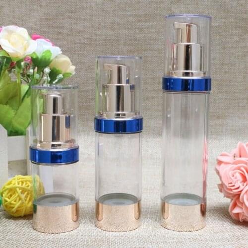Refillable Bottles Portable Airless Pump Dispenser Bottle For Travel Lotion 15ml 30ml 50ml F20172137