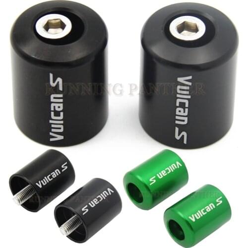 New Motorcycle Accessories CNC Handlebar Grips Bar Ends Cap Slide For KAWASAKI VN 650 VULCAN S VN650 VULCANS 2015-2017
