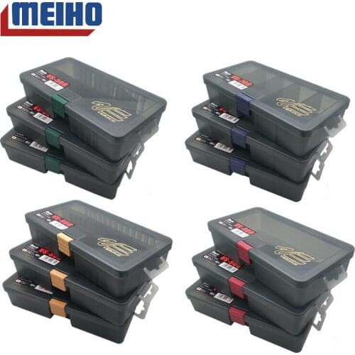 Premium Original Japan MEIHO Bait Box Can Be Superimposed Soft Bait Box Fishing Tackle Box Lure Bait Storage Boxes Plastic Case
